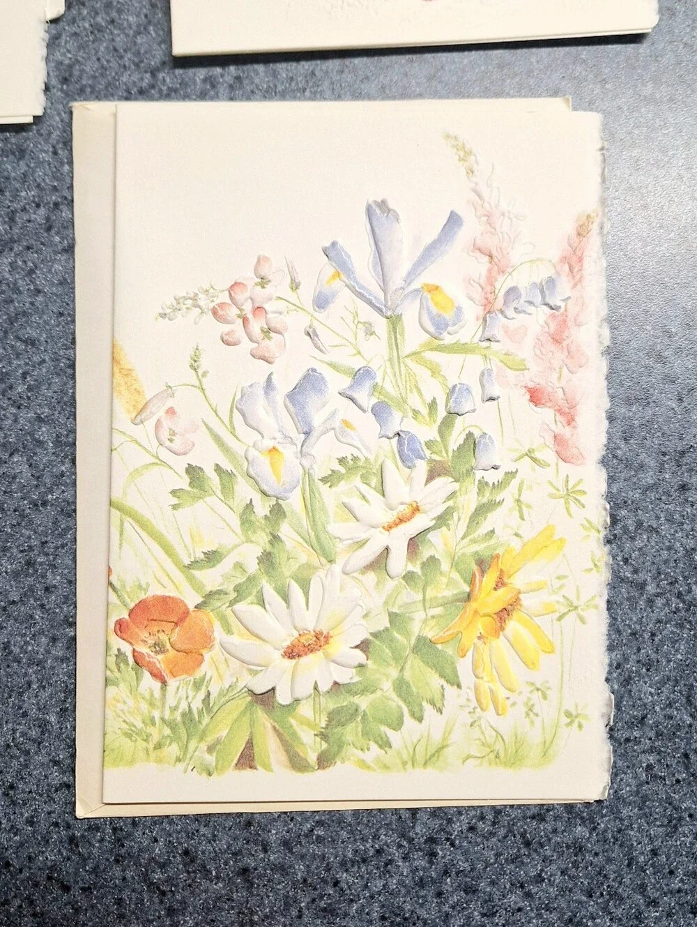 Rozy Brandwayn Springfield, Or Vintage Limited Edition Signed 3D Floral Card Set